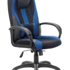 Кресло компьютерное BRABIX PREMIUM "Rapid GM-102" (экокожа/ткань, черное/синее) 532106 в Нижнем Тагиле - nizhniy-tagil.mebel24.online | фото
