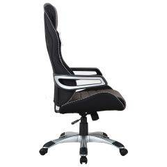 Кресло компьютерное BRABIX Techno GM-002 (ткань) черное/серое, вставки белые (531815) в Нижнем Тагиле - nizhniy-tagil.mebel24.online | фото 4