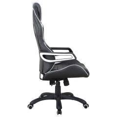 Кресло компьютерное BRABIX Techno Pro GM-003 (экокожа черное/серое, вставки серые) 531814 в Нижнем Тагиле - nizhniy-tagil.mebel24.online | фото 3