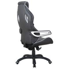 Кресло компьютерное BRABIX Techno Pro GM-003 (экокожа черное/серое, вставки серые) 531814 в Нижнем Тагиле - nizhniy-tagil.mebel24.online | фото 7