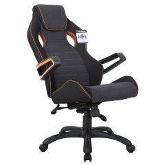 Кресло компьютерное BRABIX Techno Pro GM-003 (ткань черное/серое, вставки оранжевые) 531813 в Нижнем Тагиле - nizhniy-tagil.mebel24.online | фото 8