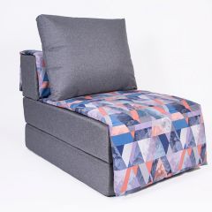 Кресло-кровать бескаркасное Харви (серый-сноу деним) в Нижнем Тагиле - nizhniy-tagil.mebel24.online | фото