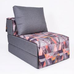 Кресло-кровать бескаркасное Харви (серый-сноу манго) в Нижнем Тагиле - nizhniy-tagil.mebel24.online | фото