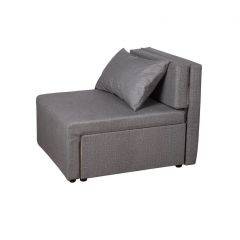 Кресло-кровать Милена (серый) Велюр в Нижнем Тагиле - nizhniy-tagil.mebel24.online | фото
