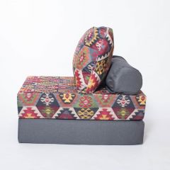 Кресло-кровать-пуф бескаркасное Прайм (мехико серый-графит) в Нижнем Тагиле - nizhniy-tagil.mebel24.online | фото 1
