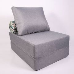 Кресло-кровать-пуф бескаркасное Прайм (Серый) в Нижнем Тагиле - nizhniy-tagil.mebel24.online | фото 1