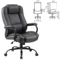 Кресло офисное BRABIX "Heavy Duty HD-002" (экокожа/черное) 531829 в Нижнем Тагиле - nizhniy-tagil.mebel24.online | фото