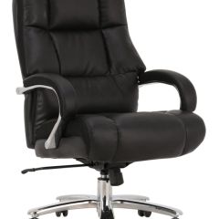 Кресло офисное BRABIX PREMIUM "Bomer HD-007" (рециклированная кожа, хром, черное) 531939 в Нижнем Тагиле - nizhniy-tagil.mebel24.online | фото 1