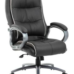 Кресло офисное BRABIX PREMIUM "Strong HD-009" (экокожа черная, ткань серая) 531945 в Нижнем Тагиле - nizhniy-tagil.mebel24.online | фото 1