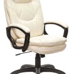 Кресло офисное BRABIX PREMIUM "Trend EX-568", экокожа, бежевое, 532102 в Нижнем Тагиле - nizhniy-tagil.mebel24.online | фото