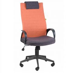 Кресло Квест HOME (Ткань КФ-28/КФ-13) оранжевый-сливовый в Нижнем Тагиле - nizhniy-tagil.mebel24.online | фото