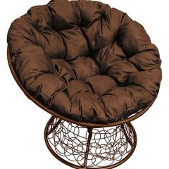 Кресло "ПАПАСАН" ротанг (каркас коричневый) в Нижнем Тагиле - nizhniy-tagil.mebel24.online | фото