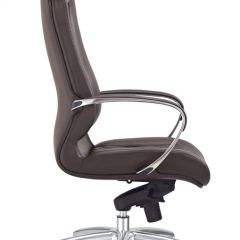 Кресло руководителя Бюрократ _AURA/BROWN коричневый в Нижнем Тагиле - nizhniy-tagil.mebel24.online | фото 2