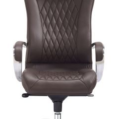 Кресло руководителя Бюрократ _AURA/BROWN коричневый в Нижнем Тагиле - nizhniy-tagil.mebel24.online | фото 3