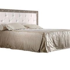 Кровать 2-х спальная (1,4 м) Тиффани штрих-лак/серебро с подъемным механизмом (ТФКР140-1[3]) в Нижнем Тагиле - nizhniy-tagil.mebel24.online | фото