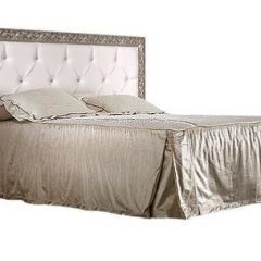 Кровать 2-х спальная(1,6 м)Тиффани Premium черная/серебро с мягким элементом со стразами с подъемным механизмом (ТФКР-2[3][7](П) в Нижнем Тагиле - nizhniy-tagil.mebel24.online | фото 1