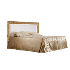 Кровать 2-х спальная (1,6 м) Тиффани штрих-лак/золото (ТФКР-1) в Нижнем Тагиле - nizhniy-tagil.mebel24.online | фото