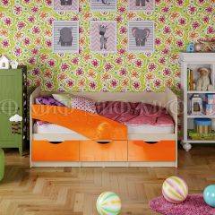 Кровать Бабочки (Оранжевый металлик) 1800 в Нижнем Тагиле - nizhniy-tagil.mebel24.online | фото 1