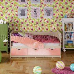 Кровать Бабочки (Розовый металлик) 1600 в Нижнем Тагиле - nizhniy-tagil.mebel24.online | фото 1