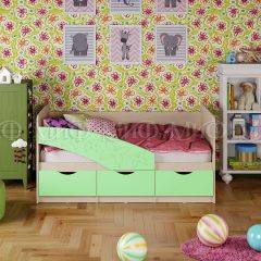 Кровать Бабочки (Салатовый матовый) 1600 в Нижнем Тагиле - nizhniy-tagil.mebel24.online | фото