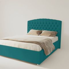Кровать Берлин с ПМ 1200 (велюр бирюзовый) в Нижнем Тагиле - nizhniy-tagil.mebel24.online | фото