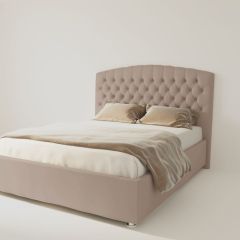 Кровать Берлин с ПМ 800 (велюр серый) в Нижнем Тагиле - nizhniy-tagil.mebel24.online | фото 2