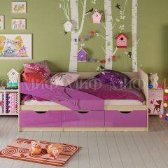 Кровать Дельфин (Фиолетовый металлик) 1600 в Нижнем Тагиле - nizhniy-tagil.mebel24.online | фото