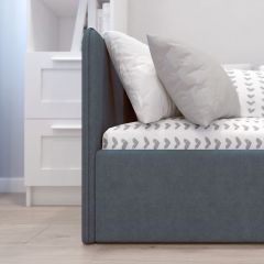 Кровать-диван Leonardo 160*70 (Серый) + боковина в Нижнем Тагиле - nizhniy-tagil.mebel24.online | фото 5
