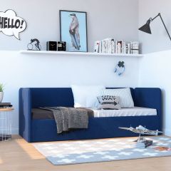 Кровать-диван Leonardo 160*70 (Синий) + боковина в Нижнем Тагиле - nizhniy-tagil.mebel24.online | фото 5