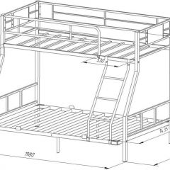 Кровать двухъярусная «Гранада-1 140» в Нижнем Тагиле - nizhniy-tagil.mebel24.online | фото 6