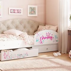 Кровать Эльза на латах + Бортик в Нижнем Тагиле - nizhniy-tagil.mebel24.online | фото 2