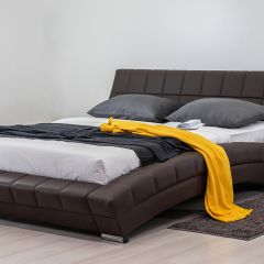 Кровать двойная Оливия 160 + ортопед. основание в Нижнем Тагиле - nizhniy-tagil.mebel24.online | фото