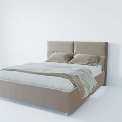 Кровать Корсика с ПМ 1400 (велюр светло-серый) в Нижнем Тагиле - nizhniy-tagil.mebel24.online | фото 2