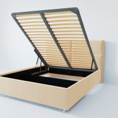 Кровать Корсика с ПМ 800 (экокожа бежевая) в Нижнем Тагиле - nizhniy-tagil.mebel24.online | фото