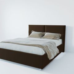 Кровать Корсика с ПМ 800 (экокожа коричневая) в Нижнем Тагиле - nizhniy-tagil.mebel24.online | фото 2