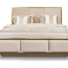 Кровать Lara 1800 с мягким изголовьем + основание (белый глянец) в Нижнем Тагиле - nizhniy-tagil.mebel24.online | фото