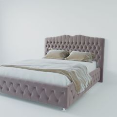 Кровать Нягань с ПМ 1200 (велюр темно-серый) в Нижнем Тагиле - nizhniy-tagil.mebel24.online | фото