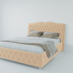 Кровать Нягань с ПМ 800 (экокожа бежевая) в Нижнем Тагиле - nizhniy-tagil.mebel24.online | фото 2