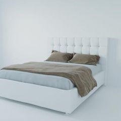 Кровать Венеция без основания 800 (экокожа белая) в Нижнем Тагиле - nizhniy-tagil.mebel24.online | фото