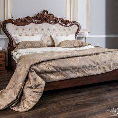 Кровать с мягким изголовьем Афина 1600 (караваджо) в Нижнем Тагиле - nizhniy-tagil.mebel24.online | фото 1