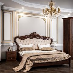 Кровать с мягким изголовьем Афина 1800 (караваджо) в Нижнем Тагиле - nizhniy-tagil.mebel24.online | фото 5