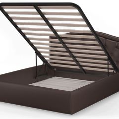 Кровать Стелла 1600*2000 Rock 05 (коричневый) в Нижнем Тагиле - nizhniy-tagil.mebel24.online | фото 4