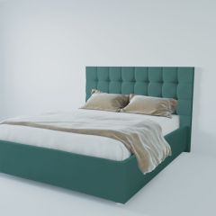Кровать Венеция с ПМ 1200 (велюр бирюзовый) в Нижнем Тагиле - nizhniy-tagil.mebel24.online | фото 2
