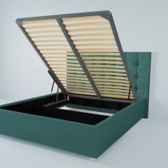 Кровать Венеция с ПМ 1400 (велюр бирюзовый) в Нижнем Тагиле - nizhniy-tagil.mebel24.online | фото