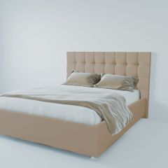 Кровать Венеция с ПМ 1400 (велюр светло-серый) в Нижнем Тагиле - nizhniy-tagil.mebel24.online | фото 2