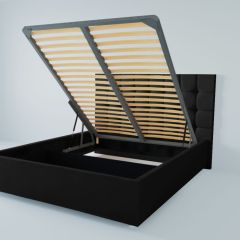 Кровать Венеция с ПМ 800 (экокожа кольт ч) в Нижнем Тагиле - nizhniy-tagil.mebel24.online | фото
