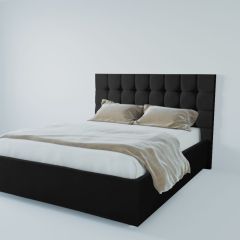 Кровать Венеция с ПМ 800 (экокожа кольт ч) в Нижнем Тагиле - nizhniy-tagil.mebel24.online | фото 2