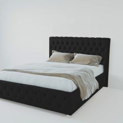 Кровать Версаль с ПМ 1200  (экокожа кольт ч) в Нижнем Тагиле - nizhniy-tagil.mebel24.online | фото