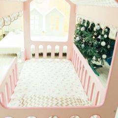 Кровать-домик без ящика 800*1600 (Розовый) в Нижнем Тагиле - nizhniy-tagil.mebel24.online | фото 3