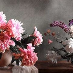 Кухонный фартук Цветы 316 МДФ матовый (3000) Flowers в Нижнем Тагиле - nizhniy-tagil.mebel24.online | фото